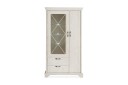 Vitrineskap Hareholme 113 cm   Hvit