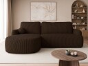 Branrel 3 seters sofa med divan   brun