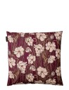 LINUM Jazz Cushion Cover Patterned LINUM BURGUNDY RED 50X 50CM