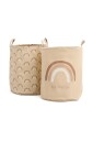 Alice &  Fox INDRA Oppbevaringskurver 2-pack Nature