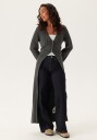 Bubbleroom Rib Knitted Cardigan Dress