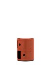 Kartell Componibili Classic Oppbevaring Med 2 Rom Oransje