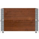  Pallekarmer 2 stk brun 80x60 cm heltre furu