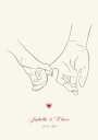 Holding Hands Personalized Plakat Plakat / 70x100cm