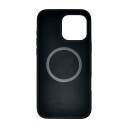 Ferrelli iPhone 16 Pro Max magnetisk Liquid silikon deksel, svart