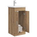  Badmøbel med vask Artisan eik 42 x 40 x 84,5 cm Konstruert tre