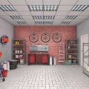 Dekkholder for veggmontering i sett med 4 stk