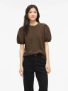 VIHARISA CREW NECK 2/4 SWEAT TOP/PB SLATE BLACK