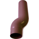 Plastmo nedløpsrør Ø90mm brun