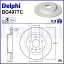 DELPHI BG4977C Bremseskive