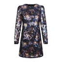 Other Brand Kiara Dress Black XS Beaded floral dress