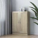 vidaXL Bokhylle sonoma eik 82,5x30,5x115 cm sponplate
