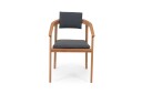 Selected Exclusive Lux spisestuestol Teak med grå pute