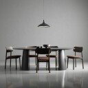 Decotique Elephant Stol Mørk Eik / Rustfarget Bouclé
