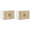  Kjøkkenskap 2 pcs Sonoma eik 60 x 31 x 40 cm Konstruert tre