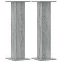  Plantestativer 2 stk grå sonoma 30x30x95 cm konstruert tre