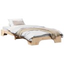  Sengramme Naturlig Massivt furu 75 x 190 cm Enkel Sengramme
