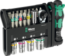 Wera Tool-Check Modular 1 Verktøysett 21 Deler med 1/4 Bits Skralle