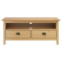  TV benk Hill honningbrun 110x40x47 cm heltre furu