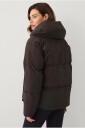 Áhkká   Dun jakke Warm Quilted Jacket With Shawl   Brun