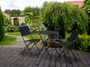 Sammenleggbart hagebord 60 cm til terrasse balkong