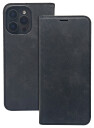 Smart Suede deksel for iPhone 16 Svart
