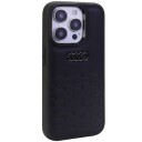 Audi GT-etui i syntetisk lær for iPhone 15 Pro Max - svart