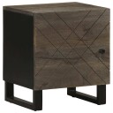  Nattbord 2 stk svart 40x33x46 cm heltre mango 8721158447746