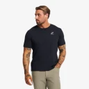 Revolutionrace Herre Overdeler T skjorter Easy 2 Pack T shirt Herre Black S