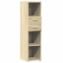  Hylle sonoma eik 30x42,5x124 cm konstruert tre