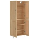  Highboard sonoma eik 69,5x34x180 cm konstruert tre
