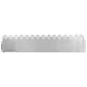 vidaXL Plenkanter 20 pcs sølv 103 x 0,05 x 22 cm Galvanisert Stål