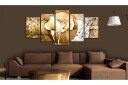 Bilde The Secret Of Calla Lily Beige 100x50 Artgeist sp. z o. o.