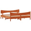  Sengeramme med hodegavl voksbrun 180x200 cm heltre furu 8721012454767
