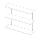 ELFA HYLLESYSTEM KIT PLUGG-INN PLATINUM