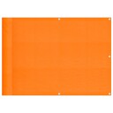 vidaXL Balkongskjerm oransje 75x700 cm 100 % polyester oxford