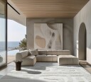 Ryetepper   Fallon Natural Cotton Shaggy offwhite Størrelse: 80 x 250 cm