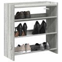  Skohylle grå sonoma 60x25x62 cm konstruert tre 8721158649232