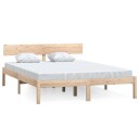 vidaXL Sengeramme heltre furu 150x200 cm UK King