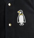 Mini Rodini Penguin Patch Microfleece Vest   Black   92/98