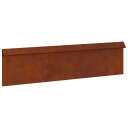 vidaXL Sneglenett Rusten 100 x 3,5 x 25 cm Cortenstål