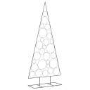  Juletre til dekorasjon metall svart 210 cm