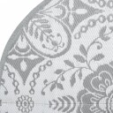  Uteteppe lysegrå Ø160 cm PP 368495