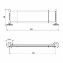 Tapwell Classic Ta136 Glasshylle Oksiderende Messing