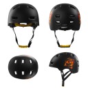 Crazy Safety Orange Snake sykkel- og skaterhjelm - Oransje - L (57-61cm)