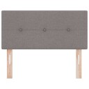  Hodegavel Med Knapper Taupe 100 cm Stoff