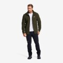 Revolutionrace Moss Pile Fleece Jacket Herre Forest Night XL Herre Overdeler Fleece & midlayers