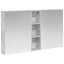  Baderomsskapsett 3 pcs 120 x 14,5 x 70 cm Konstruert tre