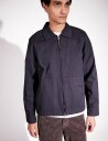 Brixtol Textiles Carter Twill Washed Khaki   Navy   XXL