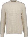 Gant Textured Cotton Wool Mock Neck   Cream   S